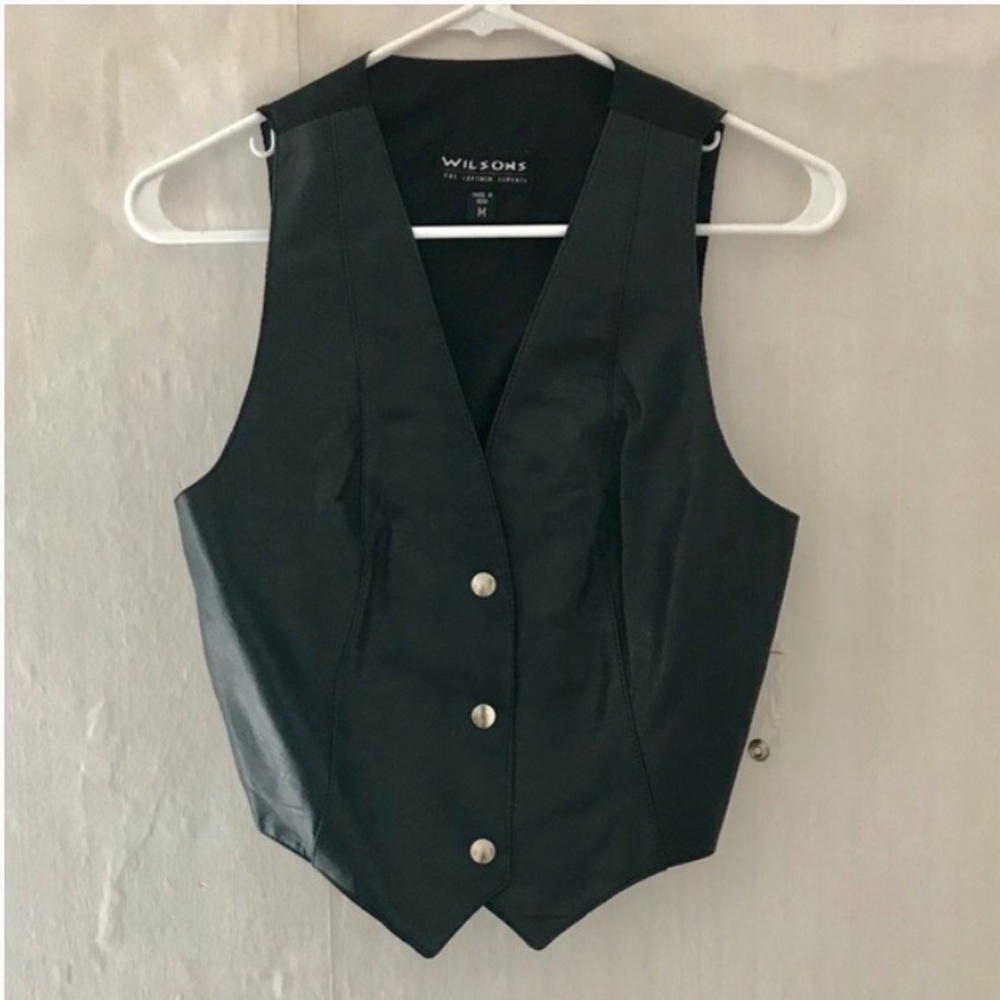 Wilsons leather vest. Genuine leather. Size small